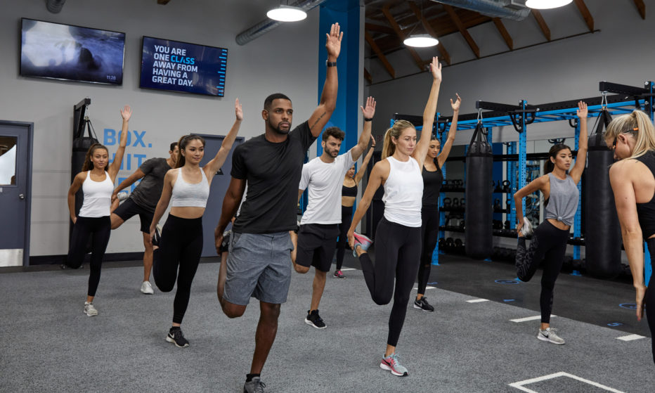 Image of group fitness class